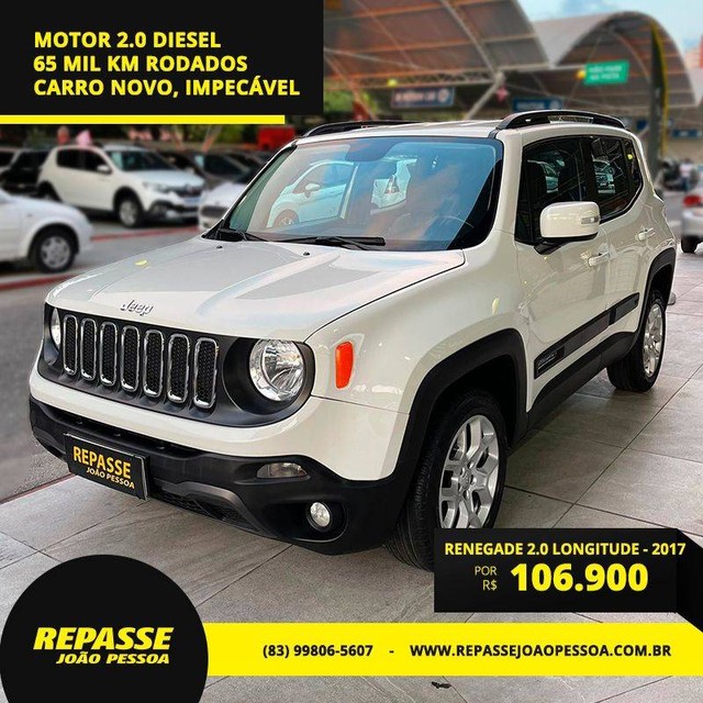 RENEGADE 2016/2017 2.0 16V TURBO DIESEL LONGITUDE 4P 4X4 AUTOMÁTICO