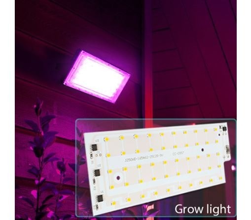 Led Placa 50w, Full Spectrum Chip Ac 220v Holofote Refletor smd 2835  Arduino COD-CP651 