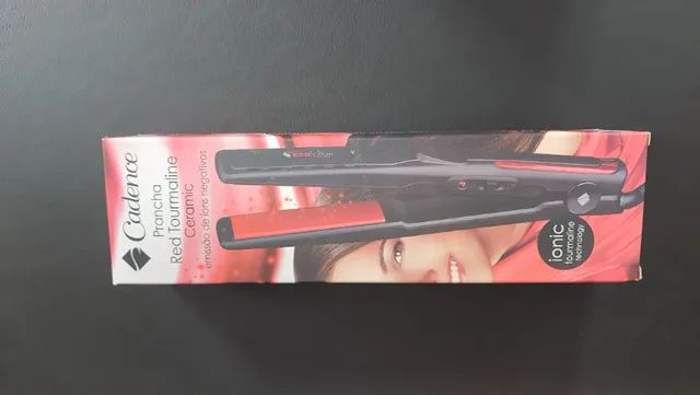 Prancha Red Tourmaline Ceramic Red Slim PAC164 Cadence Bivolt  - Foto 2
