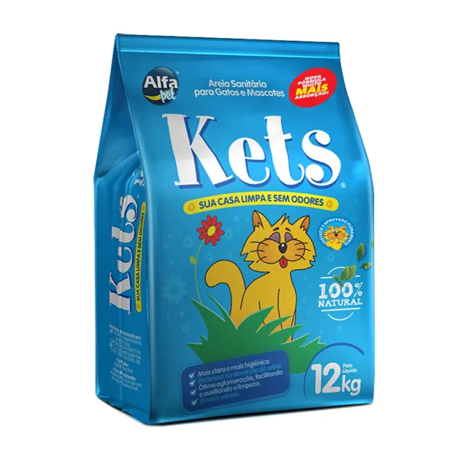 Areia Kets 12Kg para Gatos. Sem taxa de entrega em Udia