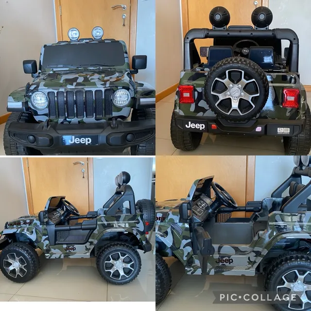 Carrinho Controle Remoto Jipe 4X4 Jeep Off-Road Grande Nf em