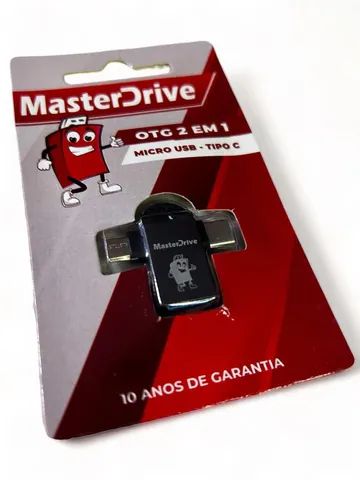 Adaptador OTG 2 em 1 Micro USB e Tipo C - Foto 3