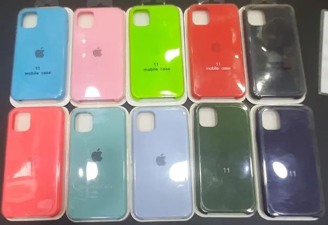 Capa Case IPhone 11 Aveludadas Várias Cores 