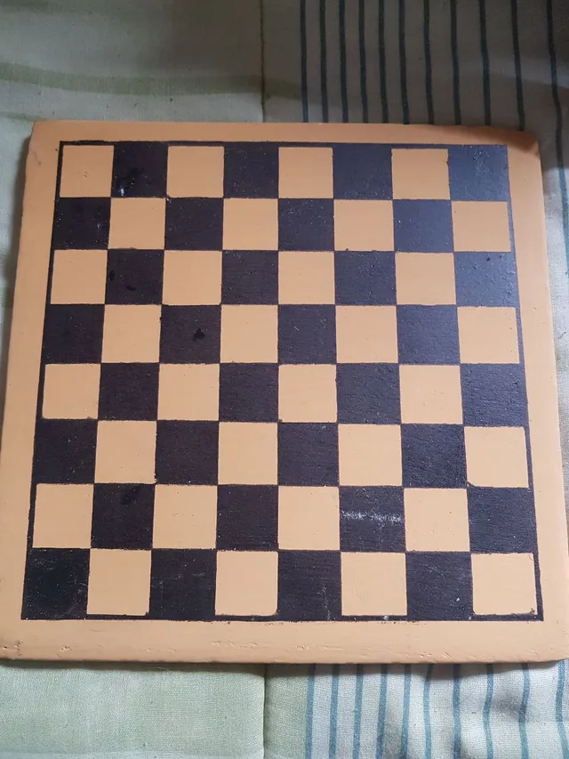 Tabuleiro de xadrez profissional de torneio de 48 cm x 48 cm com 2