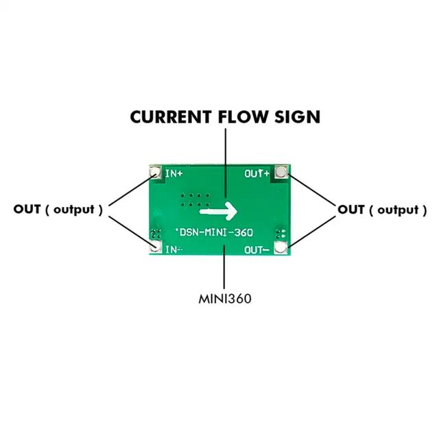 Mini Conversor Step Down 3a DIY 340Khz Ajustável para alimentação - Foto 2