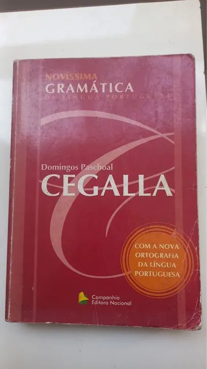 Gram Tica Da L Ngua Portuguesa Cegalla Papelaria Cocot Rio De Janeiro Olx