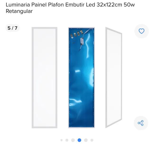 Luminaria de led painel 