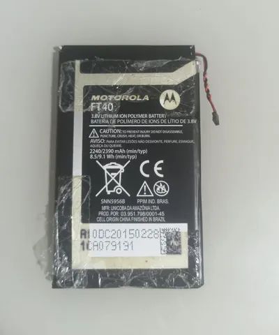 Bateria Motorola Moto E2 Xt1514 Ft40 Original Retirada - Foto 3