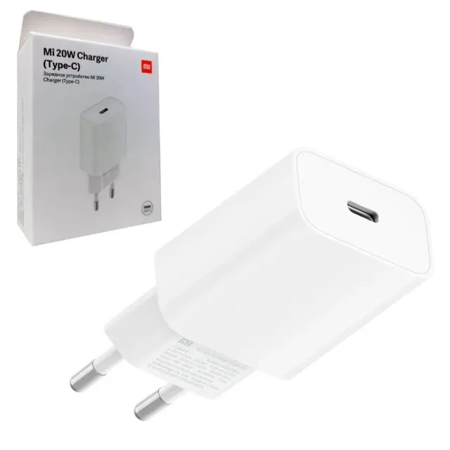 Fonte Turbo 20W Xiaomi Original USB-C | Novo Lacrado | Loja Física