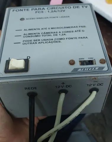 Fonte para circuito de tv