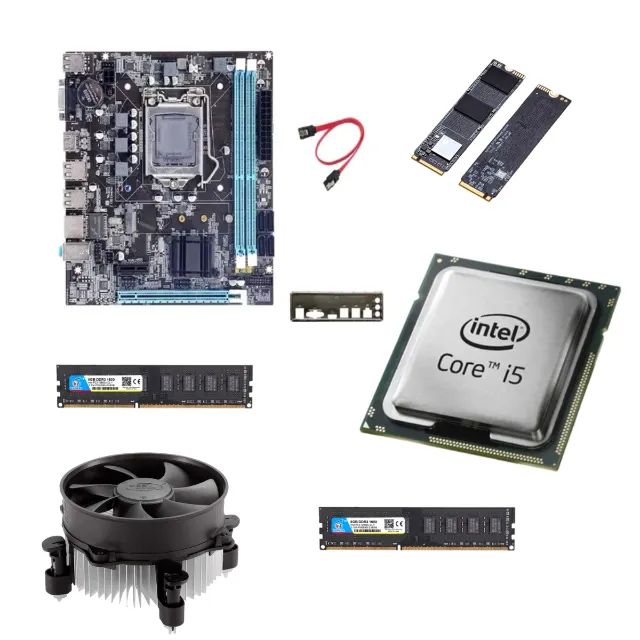 Kit Upgrade - Intel Core i5-3570 + Placa Mae Lga H61 1155 + 16GB Ram DDR3 + NVME 256GB