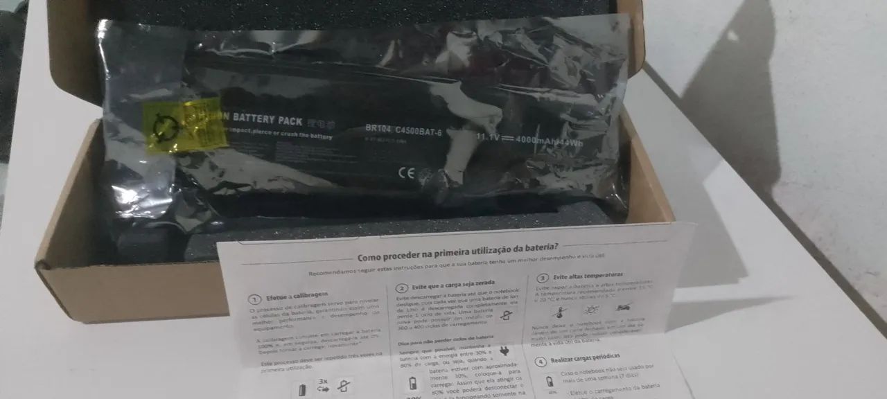 Bateria externa de notebook 4000mAh - Foto 2