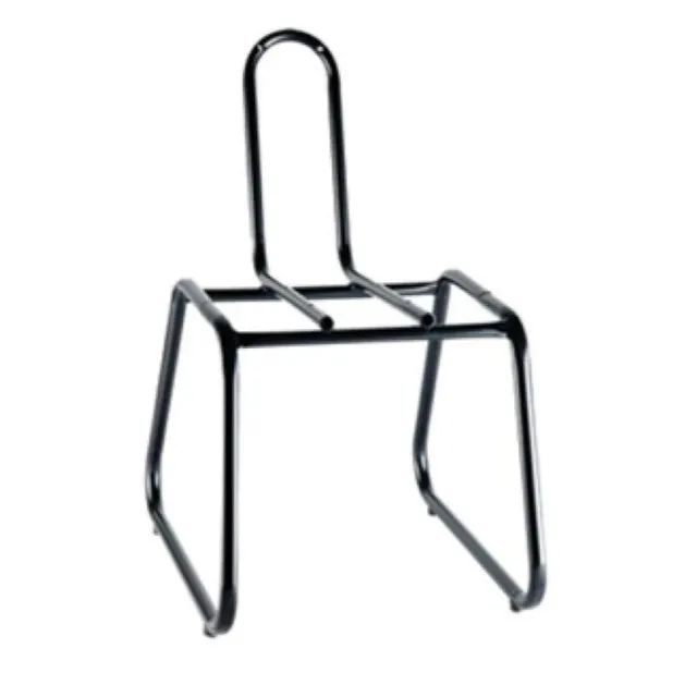 Cadeira Secretária Trapézio Corino Preto Conforto Ergonômico Modelo 31103 - Foto 4