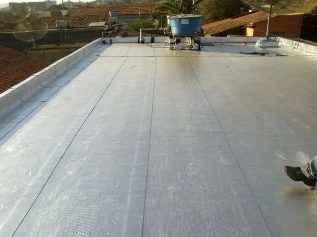 Manta Asfaltica Auto Adesiva Aluminizada de 94cm x 10m  - Foto 5