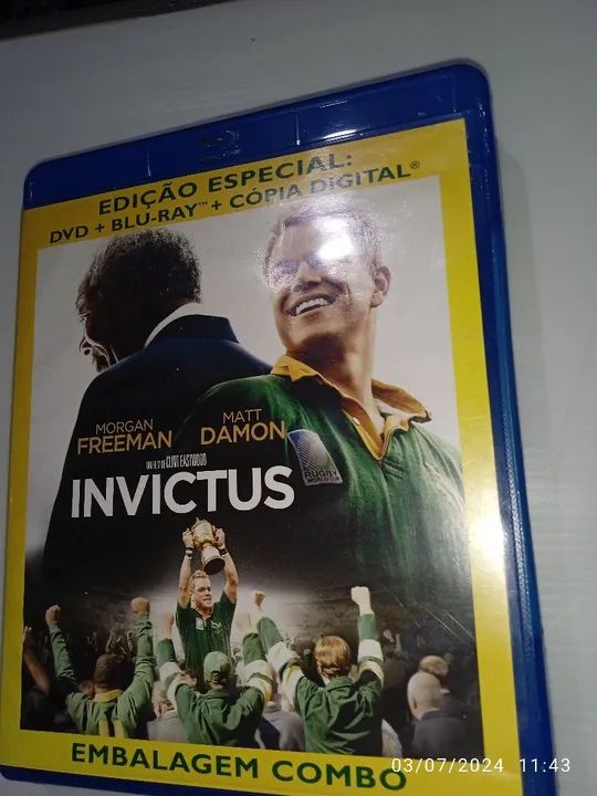 Blu-ray+ DVD "Invictus" edição especial - Foto 6