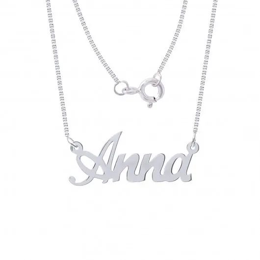 Colar personalizado nome em prata925 - Foto 5