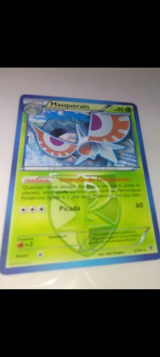 Carta pokémon estágio Masquerain n 80 bem conservada 
