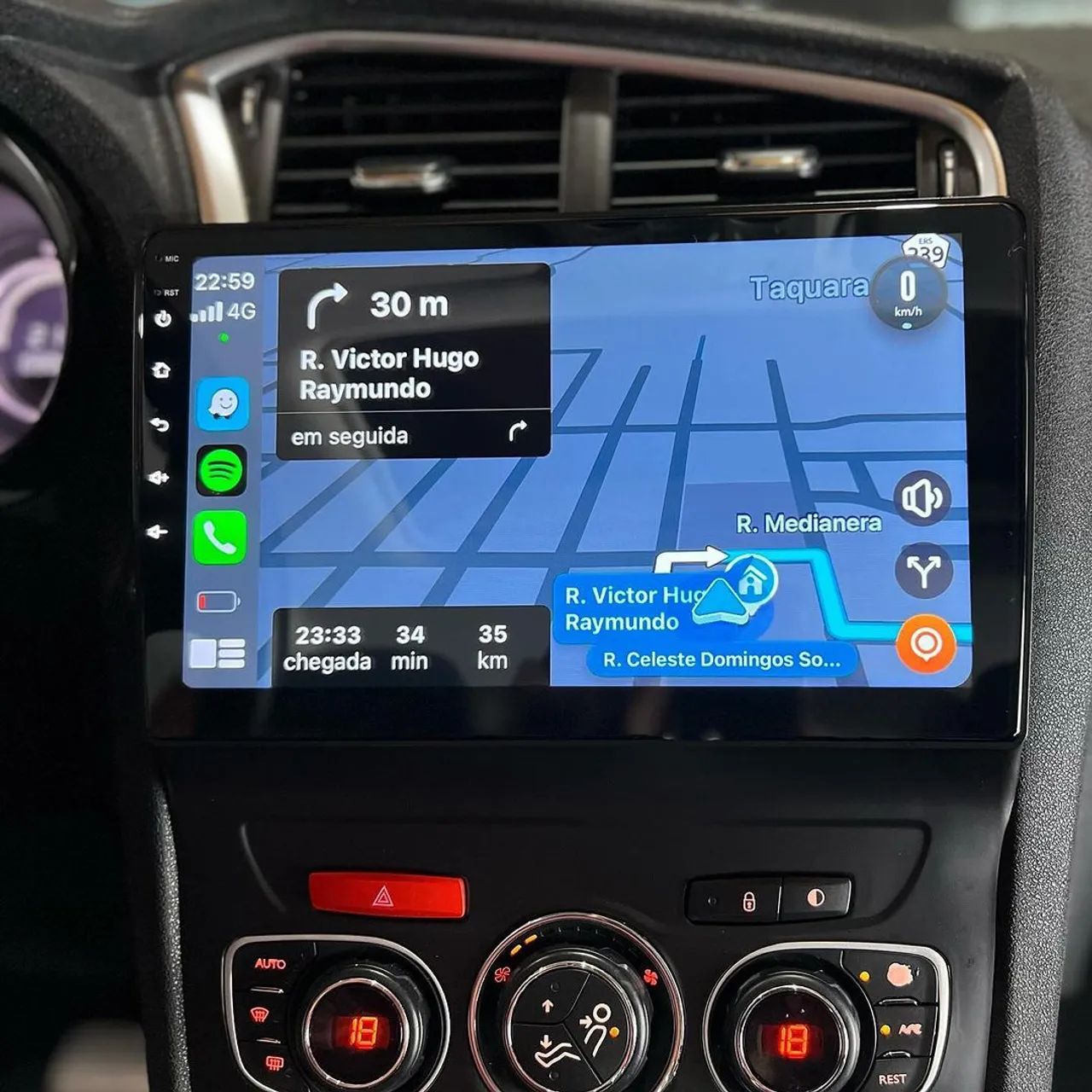 Multimídia Android 9 polegadas c4 lounge  - Foto 4