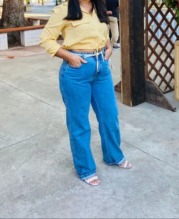 Calça Jeans Flare