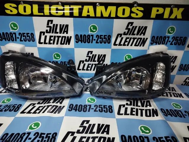 par farol mascara negra montana 2003 2004 2005 2006 2007 2008 2009 2010 201 novo importado - Foto 5