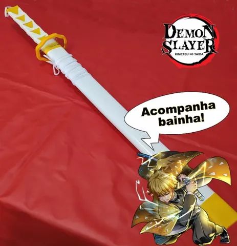 katana  do personagem zenitsu demon slayer 