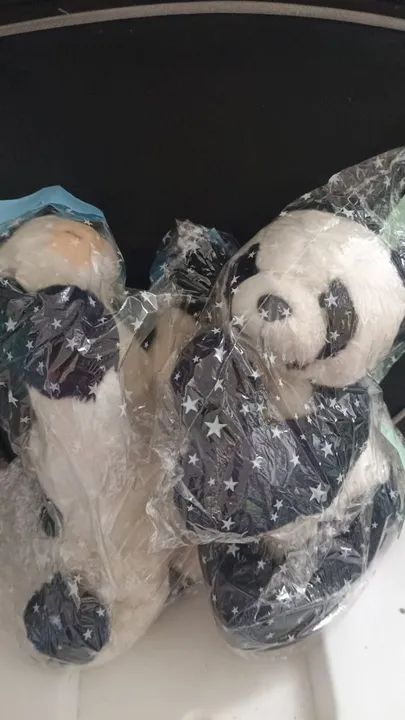 Pelúcia Panda de Pelúcia para Bebês, Macia e Confortável