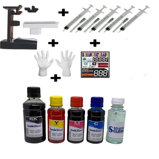 600 Ml Tinta Recarga  Hp Cartuchos 21 22 27 28 46 56 57  97 98 122 662 664 675 901