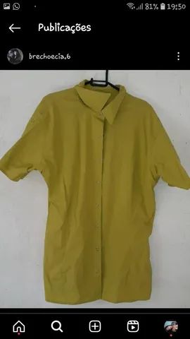 Blusas sociais Tam p