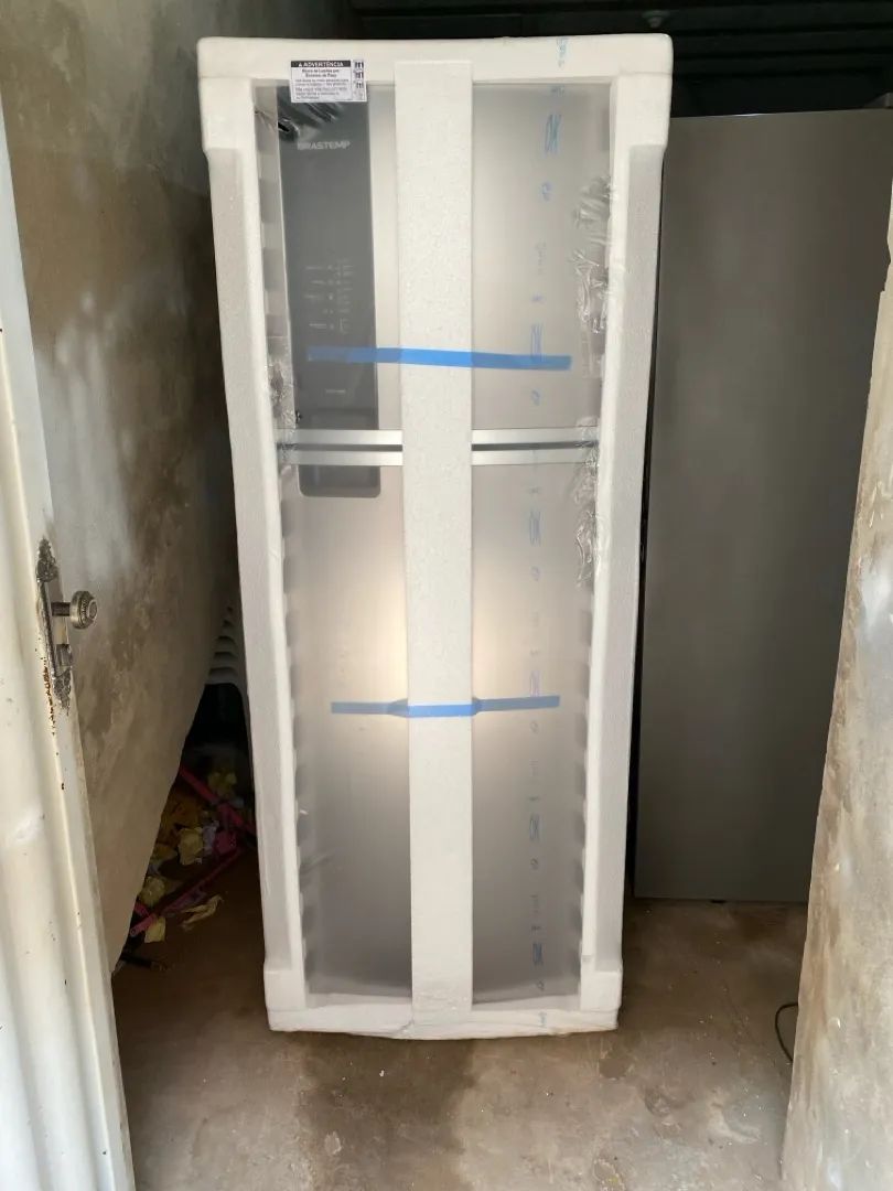 Brastemp frost free 461 litros inox na caixa