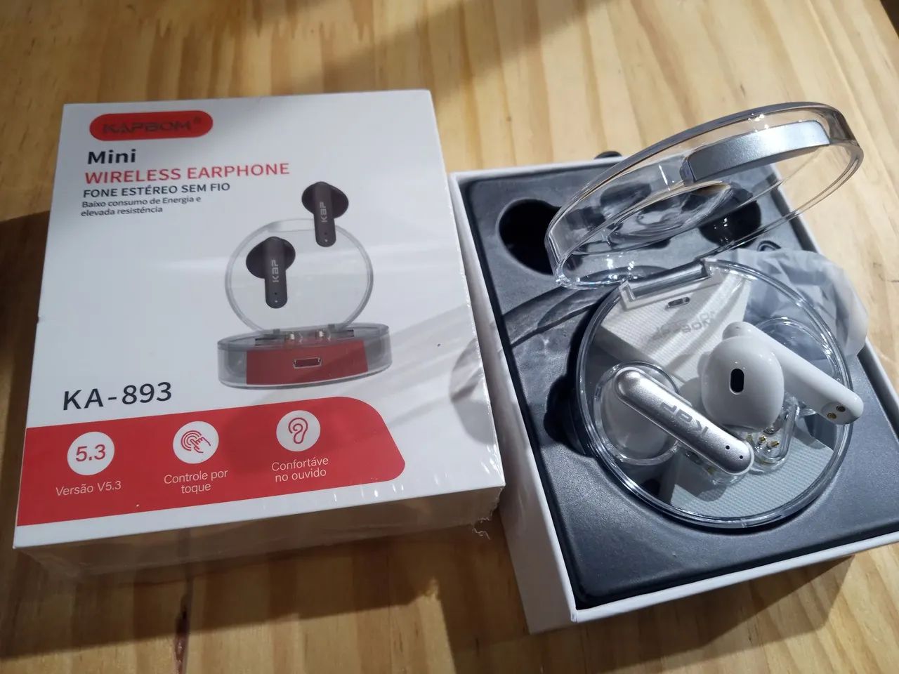 Fone De Ouvido Ka893 Sem Fio Bluetooth - Kapbom