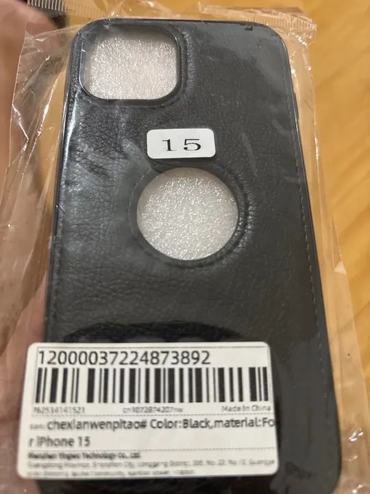 Capinha Preto IPhone 15