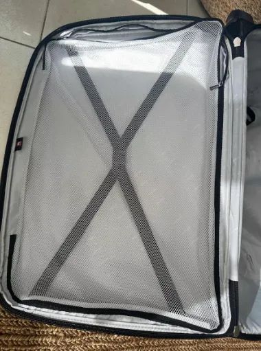 Mala De Viagem Delsey Grande Preta Duplo Zíper Anti Furto - Foto 6