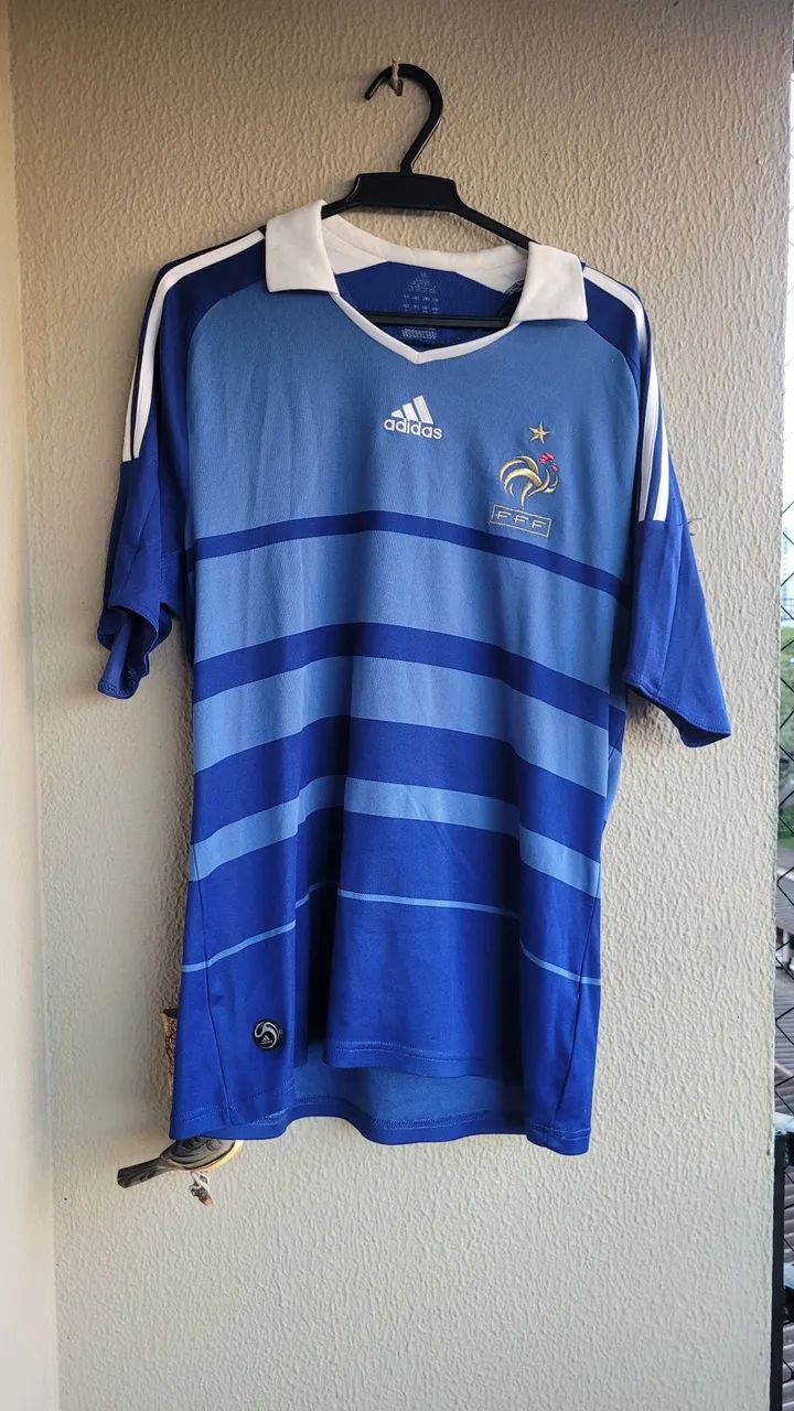 camisa seleção francesa Adidas original futebol 
