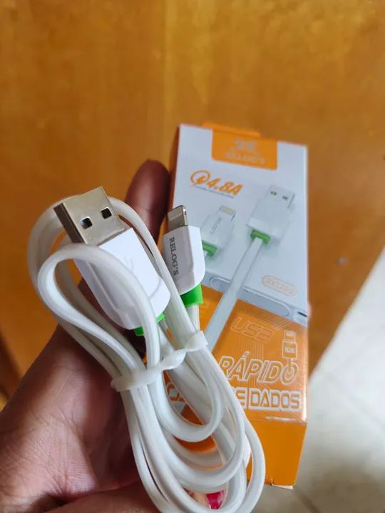 Cabo USB para Iphone Celular - Carga Rápida