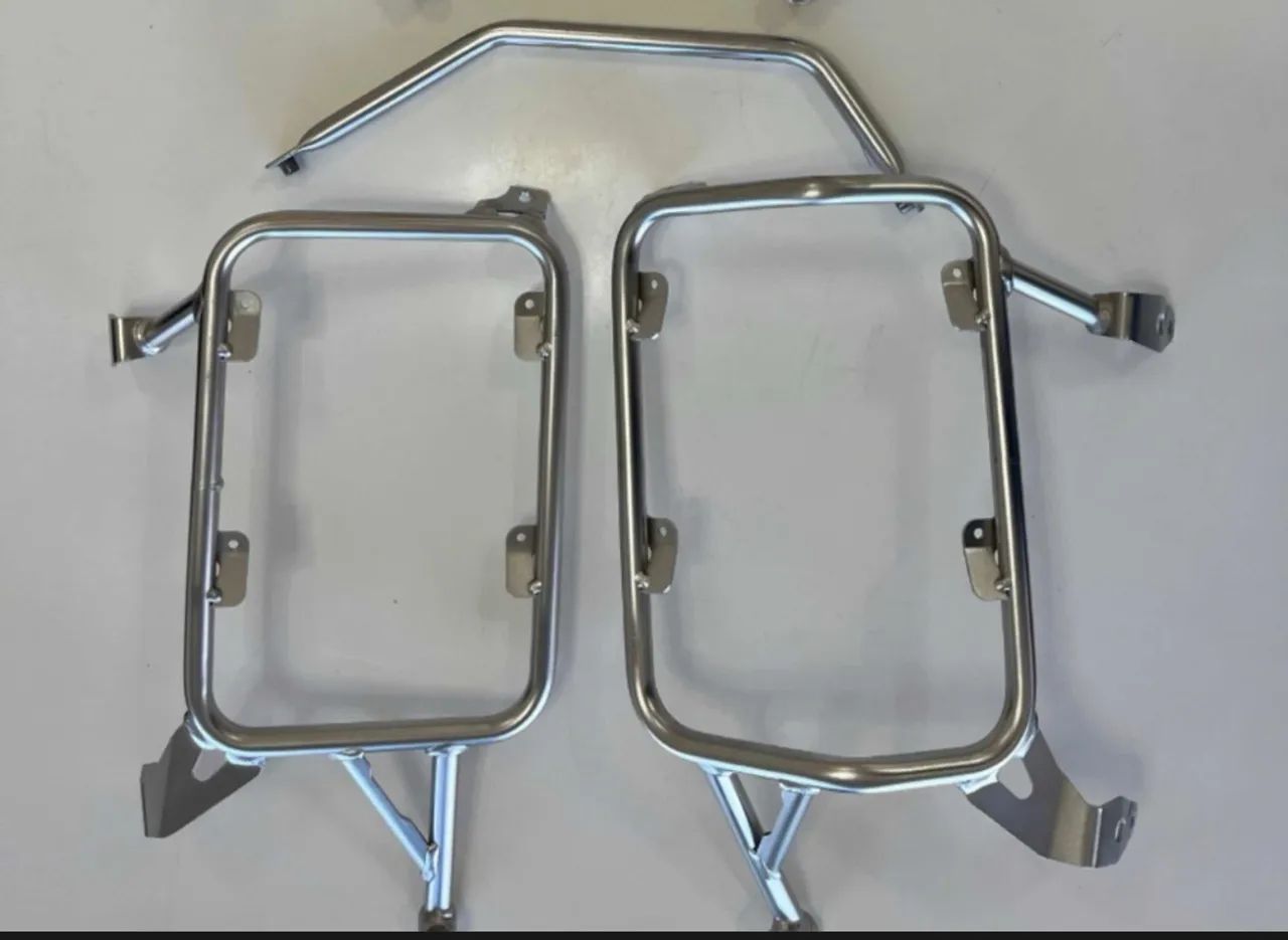 Suporte Lateral Original, novo e completo Bau Bmw 1200 1250 Adventure
