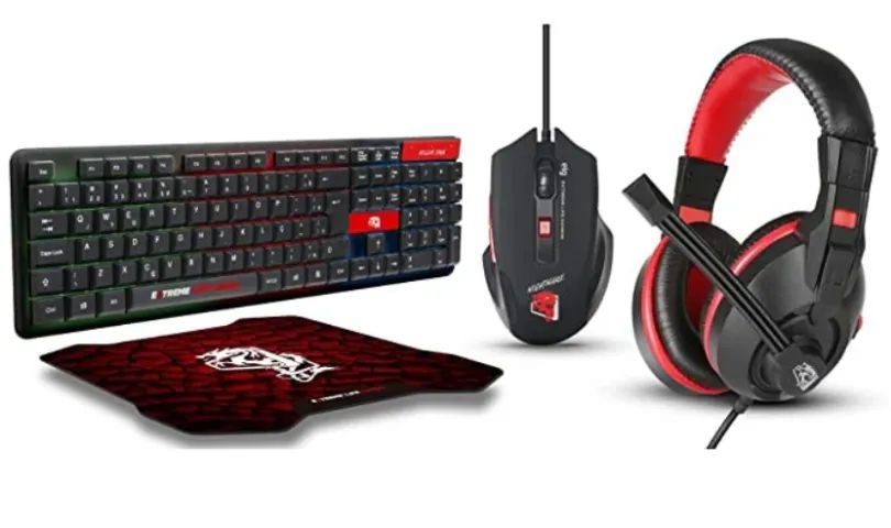 Kit Combo 4 Em 1 Headset Teclado Mouse e Mouse Pad ELG STARTER