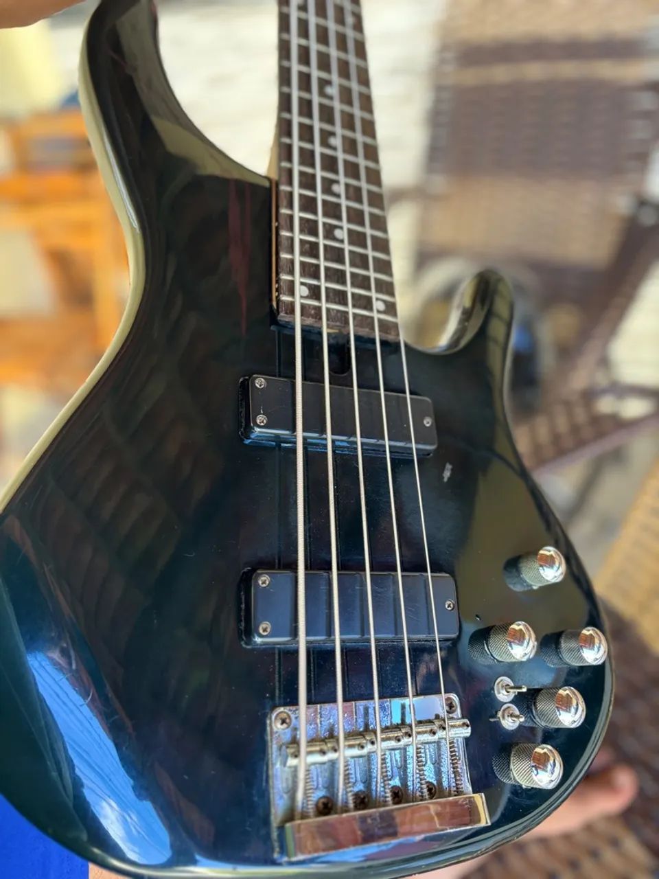 Tagima Millenium 5 Special Series Bass with G.lira top, awesome!!! 64310978161922121