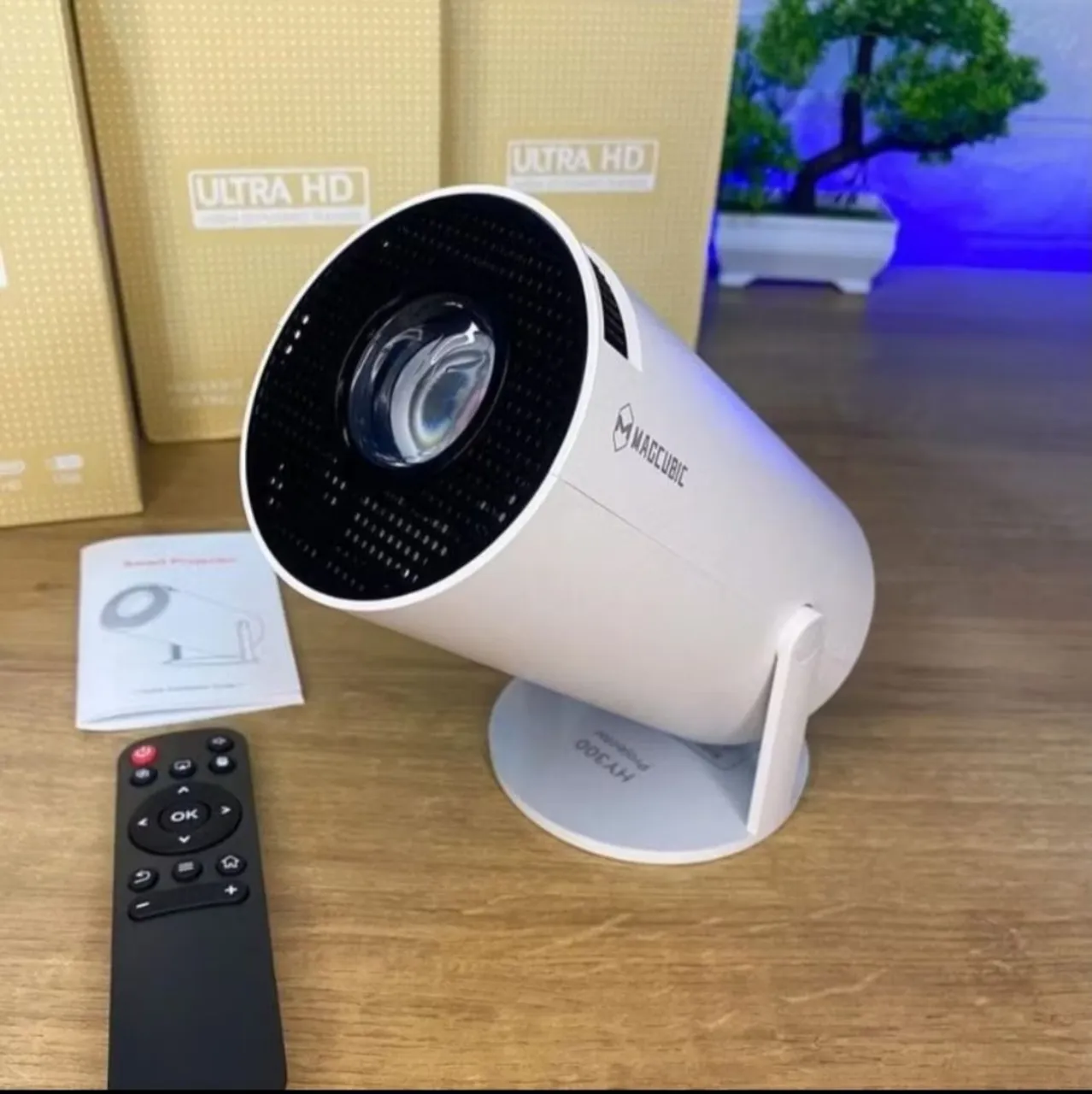 PROJETOR SMART HY300 4K Ultra HD