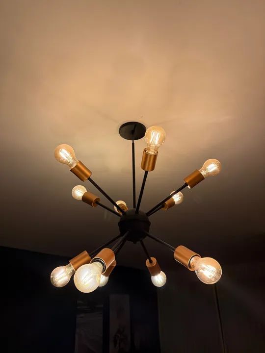 Lustre Moderno com 12 Lâmpadas - Foto 2