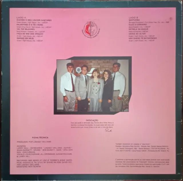 Lp Disco de Vinil Gospel Evangélico Rick Bonfim - Faça De Mim Uma Oração - Raro - Foto 2
