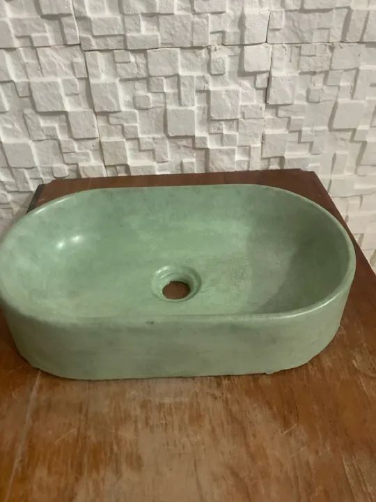 Cuba de sobrepor de concreto  - Foto 3