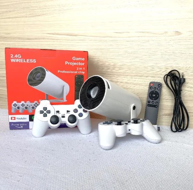 Projetor 2 em 1 com Chip Profissional para Jogos sem fio 2.4 - Foto 3