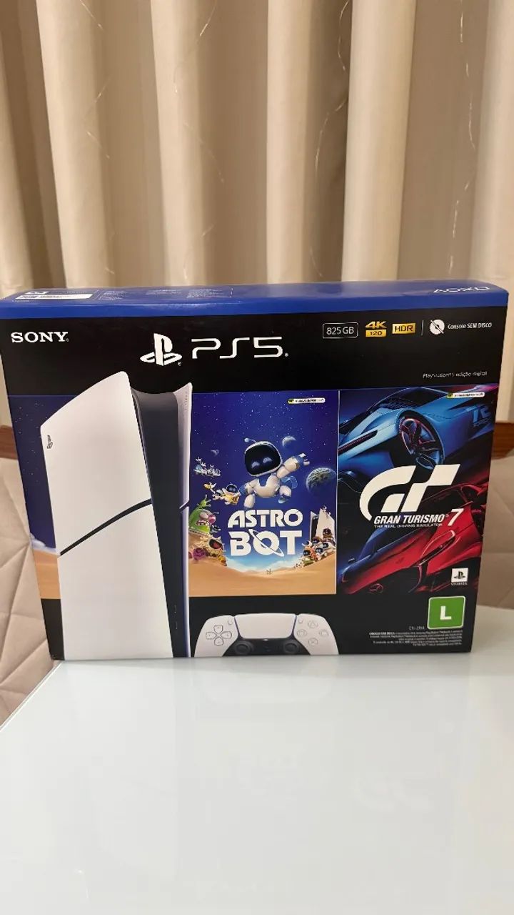 PS5 PlayStation Lacrado com nota fiscal 