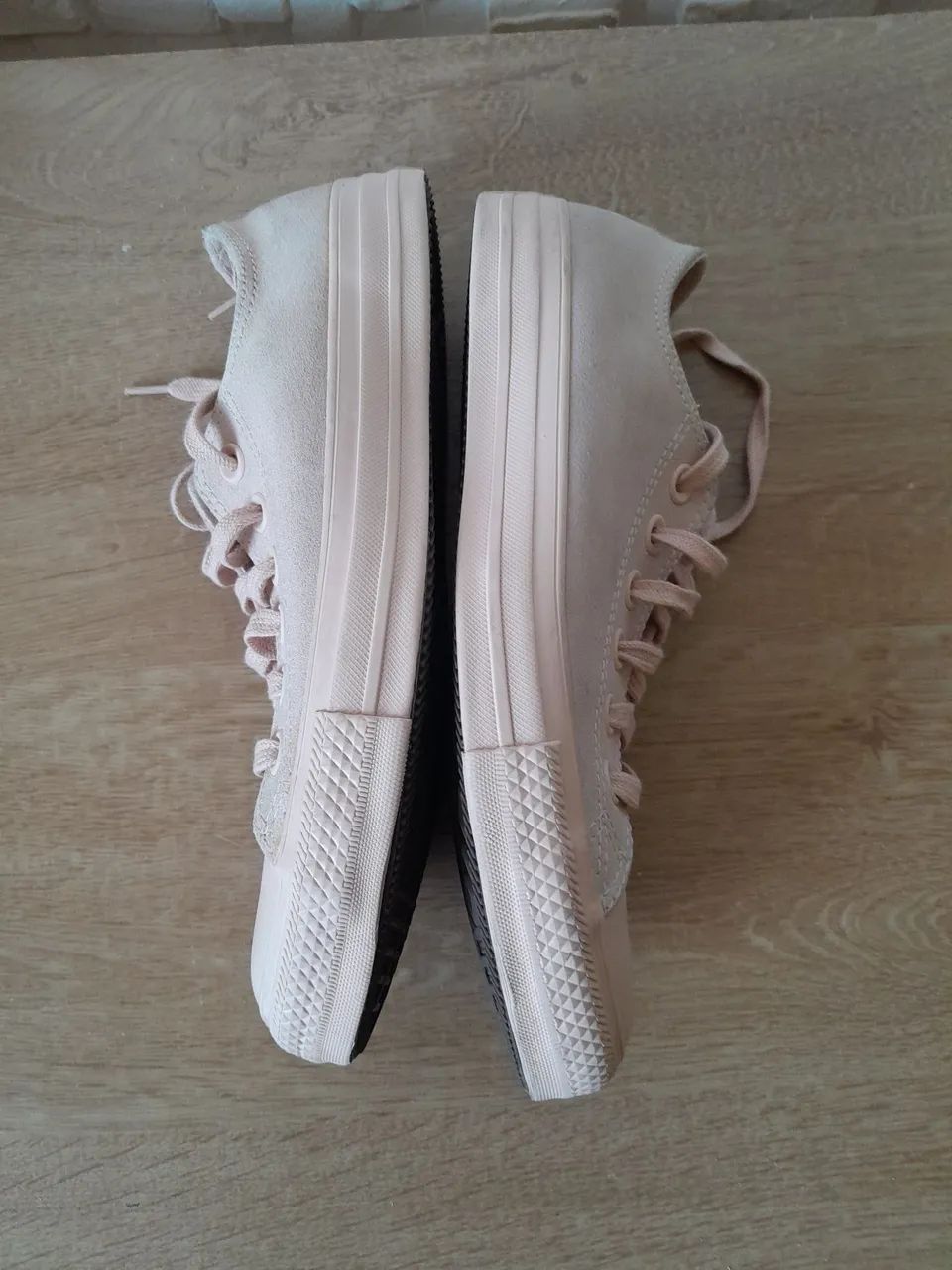 Converse All Star Rosa couro  - Tamanho 37 - Foto 3