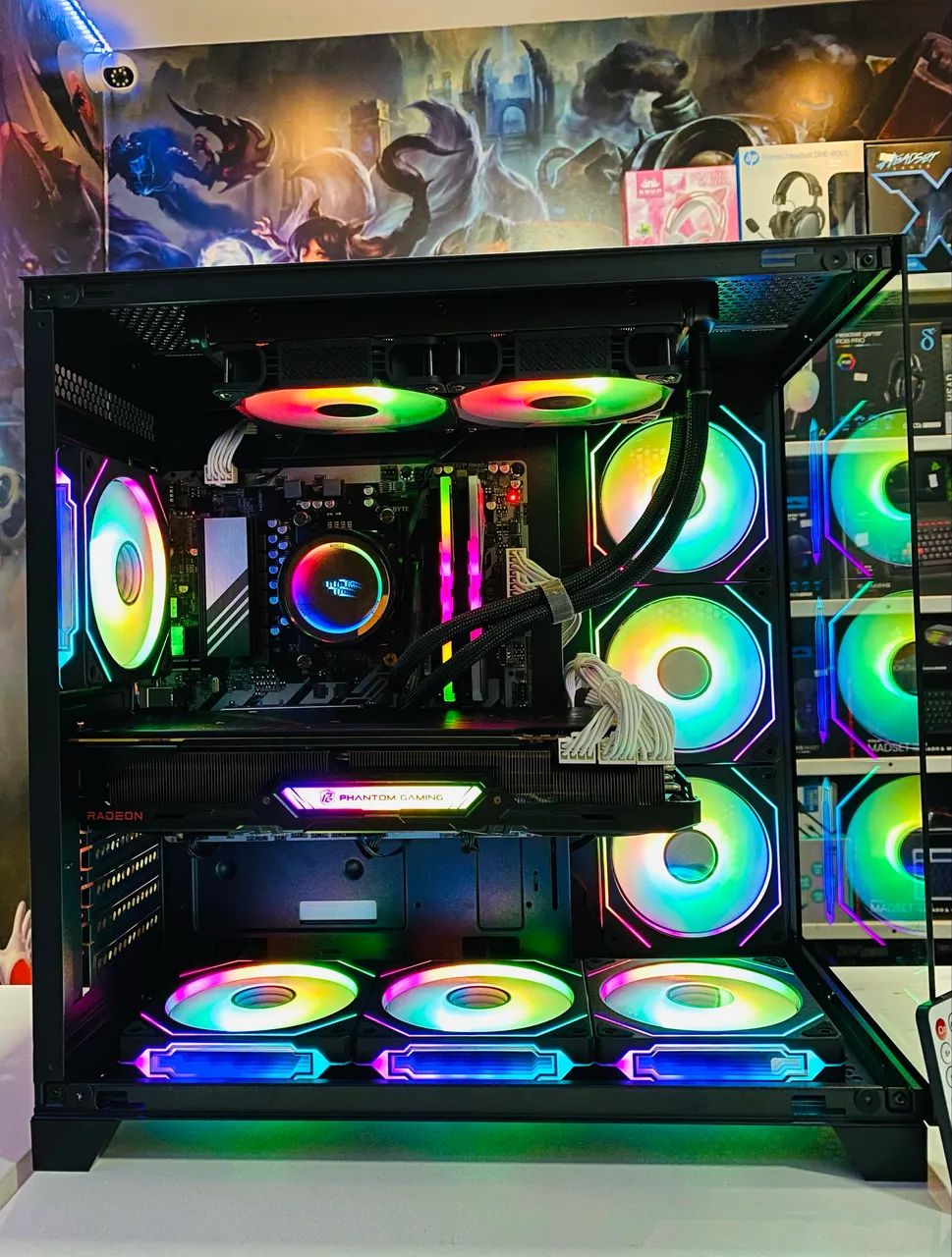 PC Gamer HIGH DDR5 - Ryzen 5 9600X, RX 9060XT 16GB, 16GB DDR5 - Loja Física - Foto 4