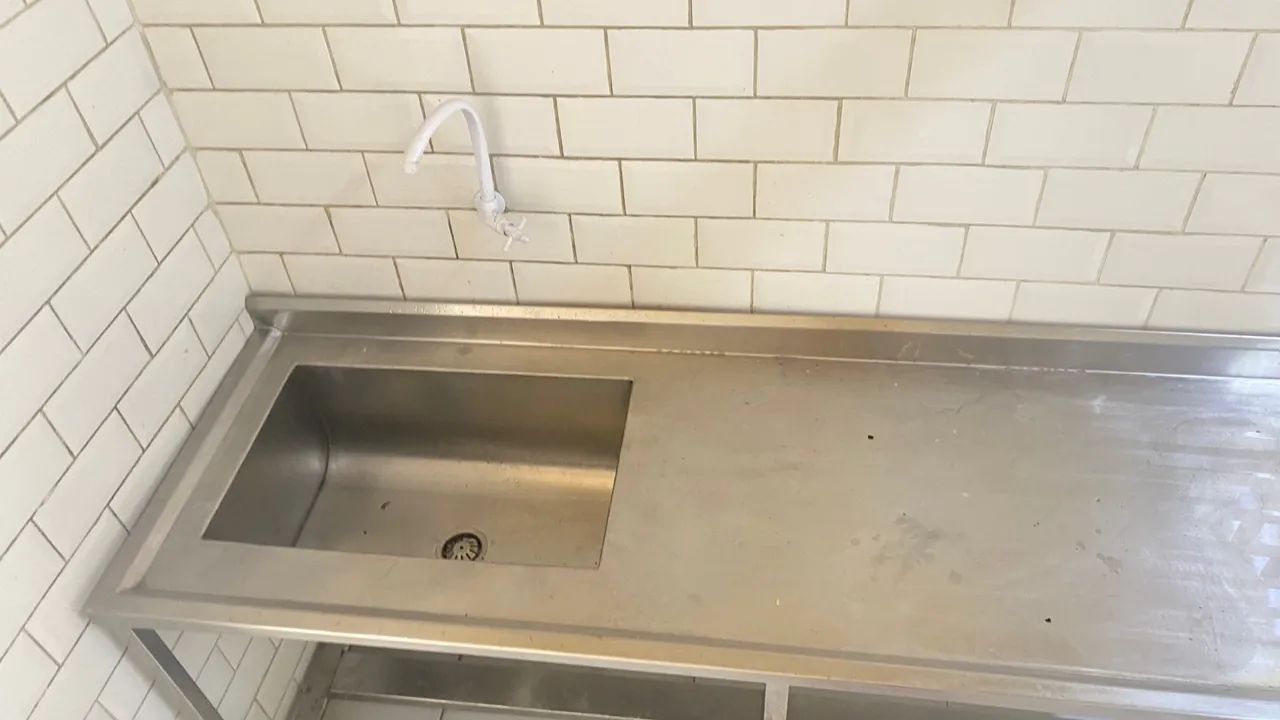 Cuba / Pia / Bancada de aço inox para cozinha industrial - Foto 2