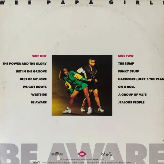 disco de vinil lp wee papa girls - be aware - Foto 2