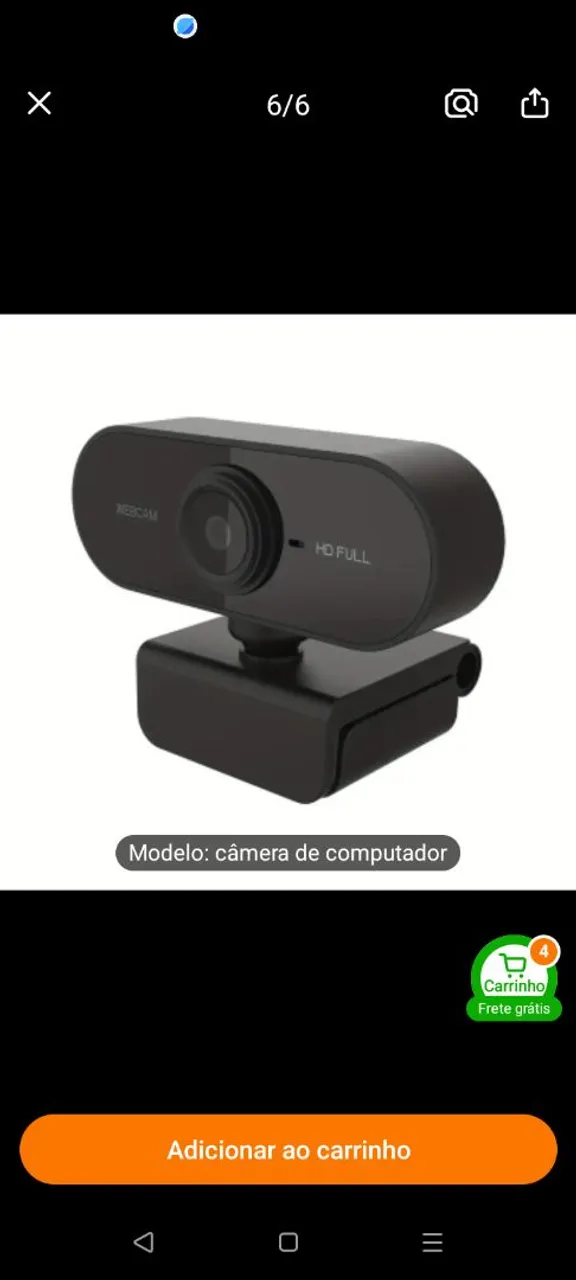 Câmera Web HD Full - Ideal para Videochamadas e Streaming