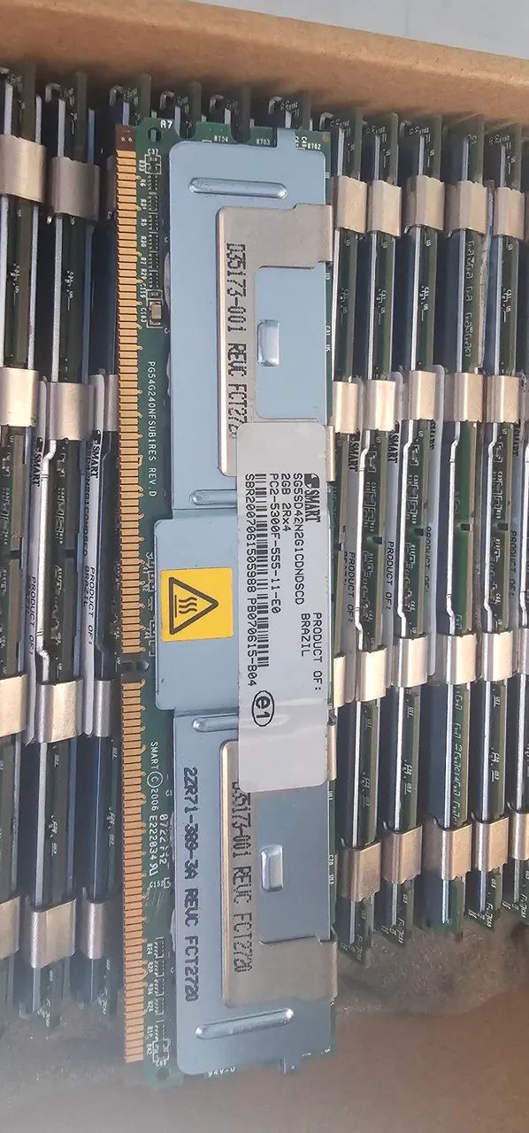 Lote Memórias DDR2 ECC - Foto 3