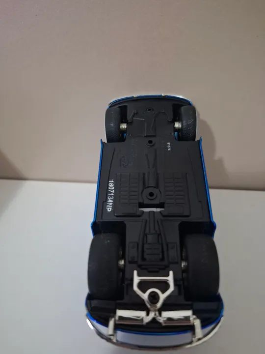 Fusca Azul Metálico Miniatura Colecionável - Foto 5